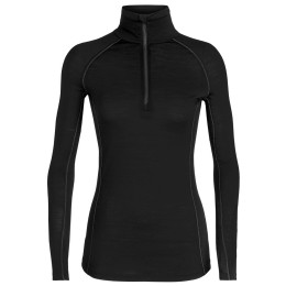 Sweat-shirt femme Icebreaker 150 Zone Ls Half Zip vert Black
