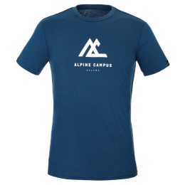 T-shirt homme Salewa Alpine Campus Dry M T-Srt. bleu foncé DarkDenimMelange