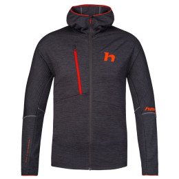 Sweat-shirt homme Hannah Niro Hoody noir anthracite mel