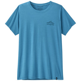 T-shirt femme Patagonia Women's Capilene Cool Daily Shirt - Cloud Crag bleu Shore Blue - Light Shore Blue X-Dye