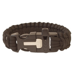 Bracelet Yate Paracord s píšťalkou a křesadl vert