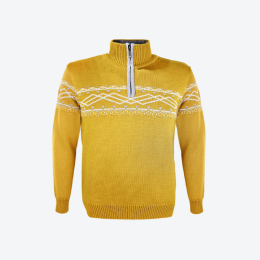 Chandail homme Kama 4060 jaune yellow