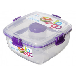 Saladier Sistema Salad To Go 1,1L violet