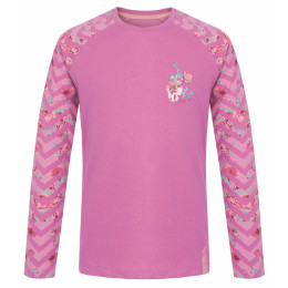 T-shirt enfant Loap Bibina rose Rosebud