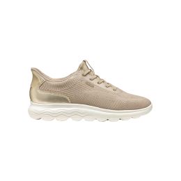 Chaussures femme Geox D Spherica Plus doré LT TAUPE/LT GOLD