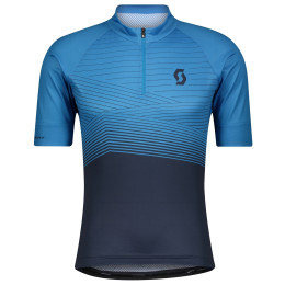 Maillot vélo homme Scott M's Endurance 20 s/sl (2021) bleue / noir AtlanticBlue/MidnihtBlue