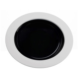 Assiette Omada Eat Pop Soup plate 23,5 x 4,5 vert Nero