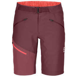 Short femme Ortovox W's Brenta Shorts rouge Winetasting