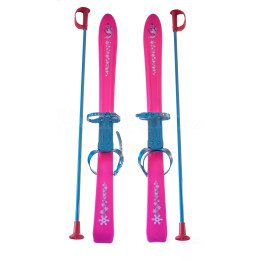 Skis enfant Yate Dětské lyže 90 cm Carving set rose Pink