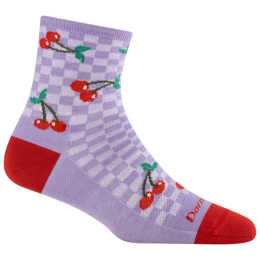 Chaussettes femme Darn Tough Fruit Stand Shorty Lightweight violet cherry lavender