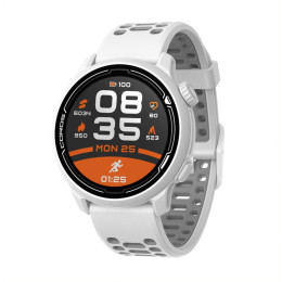 Monte Coros PACE 2 Premium GPS Sport Watch Silicone blanc white