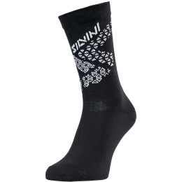 Chaussettes vélo Silvini BARDIGA UA1642 noir / blanc Blackwhite