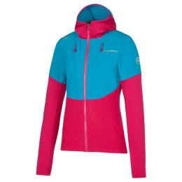 Sweat-shirt femme La Sportiva Session Tech Hoody W bleu / rose Cerise/Crystal