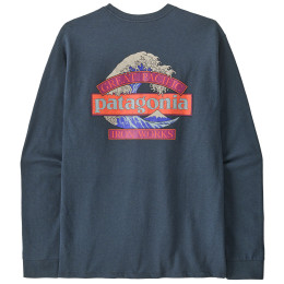 T-shirt homme Patagonia Long-Sleeved Great Waves Responsibili-Tee