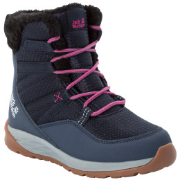 Bottes enfants Jack Wolfskin Polar Wolf Texapore High K bleu foncé dark blue / grey