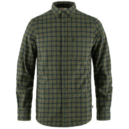 Chemise homme Fjällräven Övik Flannel Shirt M vert Laurel Green-Indigo Blue