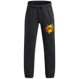 Pantalon enfant Under Armour UA B Rival FLC Graphics Jgr Anthracite gris Anthracite / / Outrageous Orange