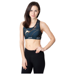 Soutien-gorge sport Drexiss Luxury noir / doré
