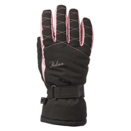 Gants ski Relax Gerda noir / rose