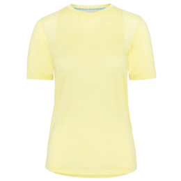 T-shirt fonctionnel femme Kari Traa Embla Wool Tee jaune Mellow Yellow