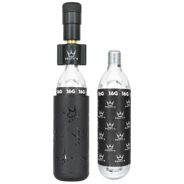 Pompe Peaty´s Holeshot Co2 Pumpa + Bombičky 2 Ks - Road & Gravel noir black