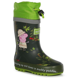 Bottes enfants Regatta Peppa Splash Welly green Dkkhakforest