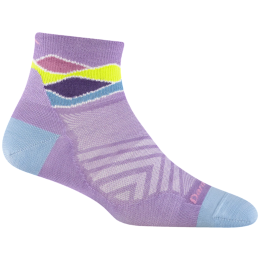 Chaussettes femme Darn Tough Run Quarter Ultra-Lightweight rose lavender