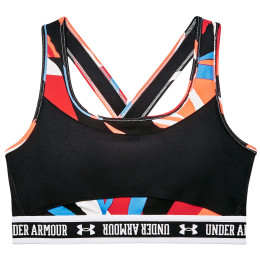 Soutien-gorge sport Under Armour Crossback Mid SP noir / rouge Red / Victory Blue / White