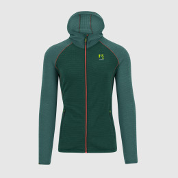 Sweat-shirt homme Karpos Ambrizzola Full-Zip Hoodie green Dark Sea/Balsam