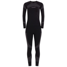 Sous-vêtements thermiques femme Fundango Seamless Baselayer Set noir black