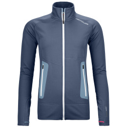Sweat-shirt femme Ortovox W's Fleece Light Jacket bleu foncé NightBlue