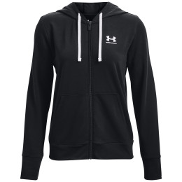 Sweat-shirt femme Under Armour Rival Terry FZ Hoodie vert Black / / White