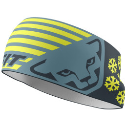 Bandeau Dynafit Graphic Performance Headband bleu / jaune 3161 - smoke blue/0720 FLAG