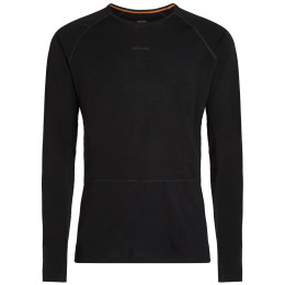 T-shirt fonctionnel homme Icebreaker Men Merino 200 ZoneKnit LS Crewe noir Black
