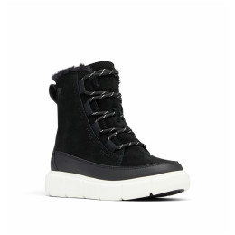 Bottes d'hiver enfant Sorel Youth Sorel Explorer™ Iii Lace Wp noir / blanc Black, Sea Salt