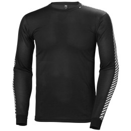 T-shirt fonctionnel homme Helly Hansen HH Lifa Stripe Crew vert Black