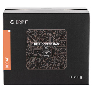 Café Drip it Colombia Huila (káva bez kofeinu) 20 x 10 g brun