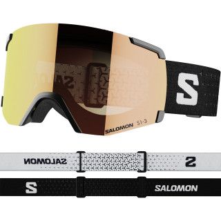 Masques ski Salomon S/View Photochromic noir / blanc black