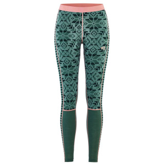 Leggings femmes Kari Traa Else Pant rose / vert Murk