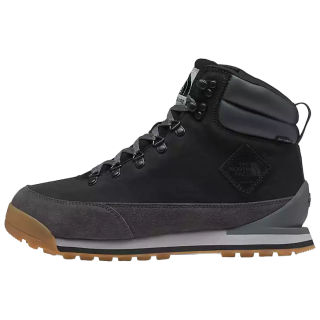 Chaussures homme The North Face M Back-To-Berkeley Iv Leather Wp vert TNF BLACK/ASPHALT GREY