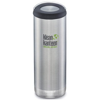 Bouteille isotherme Klean Kanteen TK Wide loop 16 oz argenté BrushedStainless