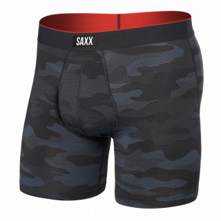 Caleçon Saxx Multi-Sport Mesh Boxer Brief Fly gris / noir remote camo-faded black