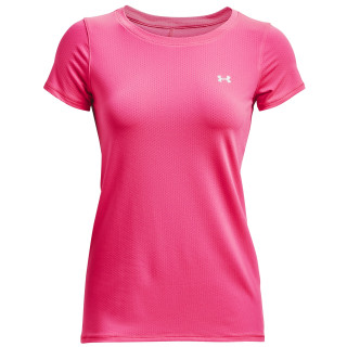 T-shirt fonctionnel femme Under Armour HG Armour SS rose / violet Electro Pink / / Metallic Silver