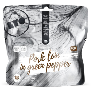 Repas déshydraté Lyo food Pork loin in Green Pepper 500g