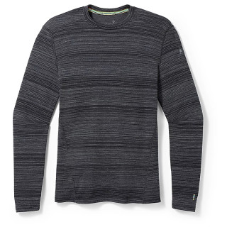 T-shirt fonctionnel homme Smartwool M Classic Thermal Merino Base Layer Crew Boxed vert Black Color Shift