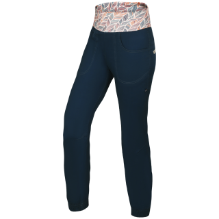 Patalon femme Ocún Sansa Pants bleue / rouge Blue Moonlit Ocean