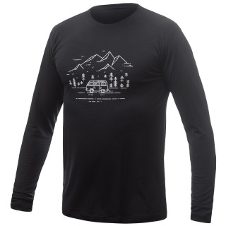 T-shirt fonctionnel homme Sensor Merino Active Pt Van Life dl.rukáv vert