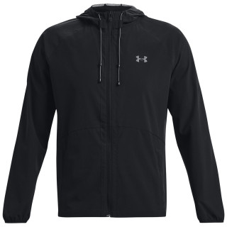 Veste de printemps homme Under Armour Stretch Woven Windbreaker vert Black / / Pitch Gray