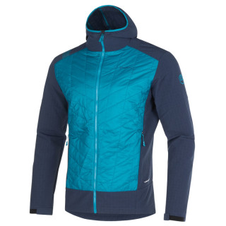 Veste homme La Sportiva Kap Hybrid Hoody M bleu / bleue claire Crystal/Night Blue