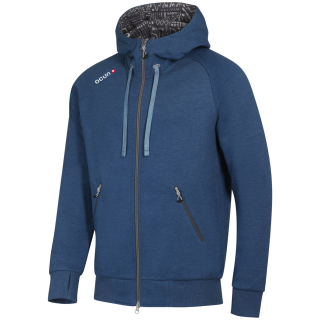 Sweat-shirt homme Ocún Hoddie Zipper Men bleue Blue Opal / Excalibur